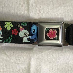 Disney Hot Topic Lilo & Stitch Tropical Floral Seatbelt Belt